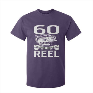 Still Keeping It Reel At 60 T Shirt For Kid Fisherman Birthday Gift TS12 Purple Print Your Wear