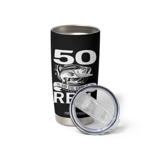 Still Keeping It Reel At 50 Tumbler Cup Fisherman Birthday Gift TS12 Print Your Wear