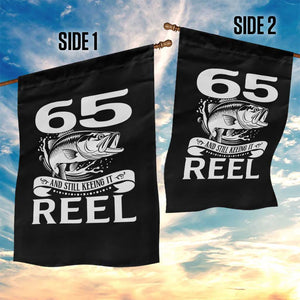 Still Keeping It Reel At 65 Garden Flag Fisherman Birthday Gift TS12 Print Your Wear