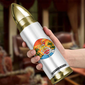 Tropical Skeleton Summerween Bullet Tumbler Beach Cocktail Vacation