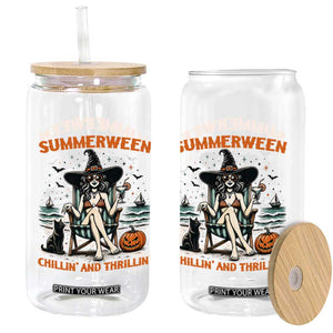 Witchy Beach Summerween Vacation Glass Can Chillin And Thrillin