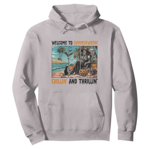 Welcome To Summerween Chillin And Thrillin Hoodie Spooky Beach Party Gift