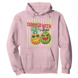 Funny Summerween Fruit Hoodie Spooky Pineapple Watermelon Graphic