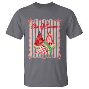 Striped Watermelon Beach Vibes Graphic T Shirt Slice Of Summer