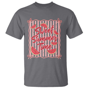 Striped Watermelon Beach Vibes Graphic T Shirt Sweet Summer Time