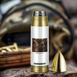 Funny Camping Raccoon Bullet Tumbler I Live Here Now Outdoor Lover