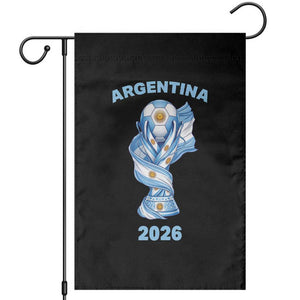 Proud Argentina Soccer 2026 Garden Flag World Football Fan Gift