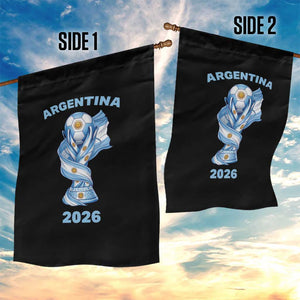 Proud Argentina Soccer 2026 Garden Flag World Football Fan Gift