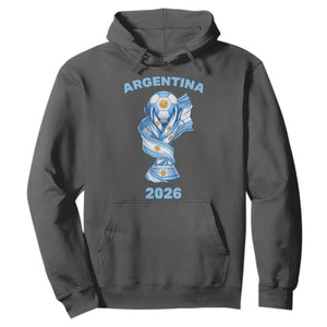 Proud Argentina Soccer 2026 Hoodie World Football Fan Gift