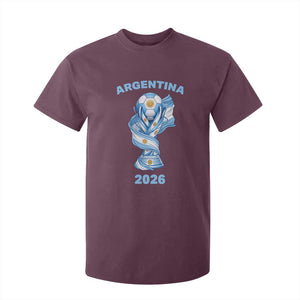Proud Argentina Soccer 2026 T Shirt For Kid World Football Fan Gift