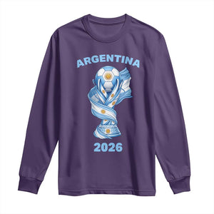 Proud Argentina Soccer 2026 Long Sleeve Shirt World Football Fan Gift