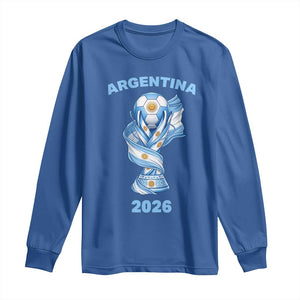 Proud Argentina Soccer 2026 Long Sleeve Shirt World Football Fan Gift