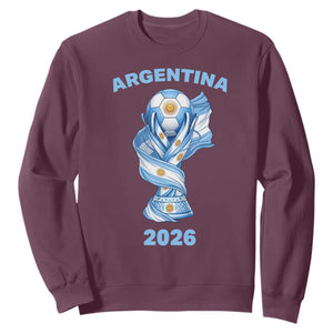 Proud Argentina Soccer 2026 Sweatshirt World Football Fan Gift