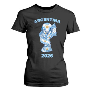 Proud Argentina Soccer 2026 T Shirt For Women World Football Fan Gift
