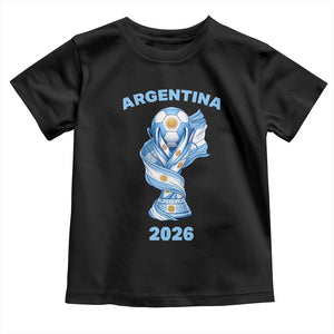 Proud Argentina Soccer 2026 Toddler T Shirt World Football Fan Gift