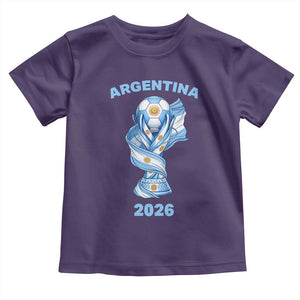 Proud Argentina Soccer 2026 Toddler T Shirt World Football Fan Gift