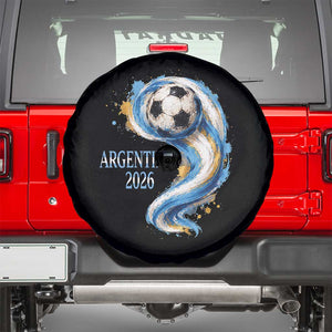 Argentina 2026 Soccer Fan Spare Tire Cover Proud Football Flag Supporter