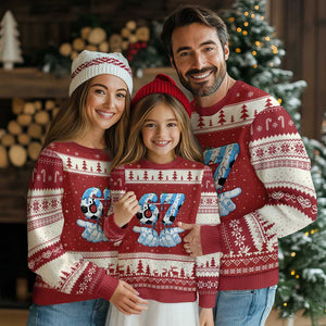Funny Argentina Six Seven Football Meme Ugly Christmas Sweater Gen Alpha Soccer Fan