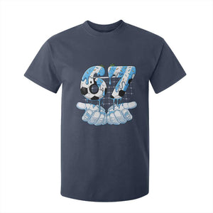 Funny Argentina Six Seven Football Meme T Shirt For Kid Gen Alpha Soccer Fan