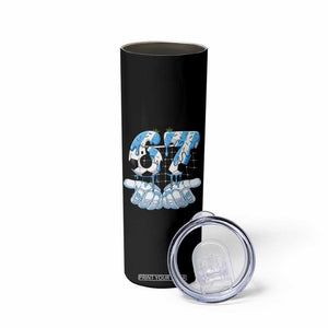 Funny Argentina Six Seven Football Meme Skinny Tumbler Gen Alpha Soccer Fan