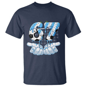 Funny Argentina Six Seven Football Meme T Shirt Gen Alpha Soccer Fan
