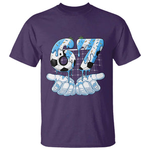 Funny Argentina Six Seven Football Meme T Shirt Gen Alpha Soccer Fan