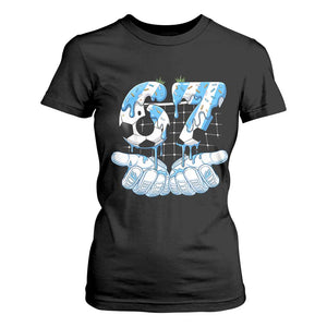 Funny Argentina Six Seven Football Meme T Shirt For Women Gen Alpha Soccer Fan