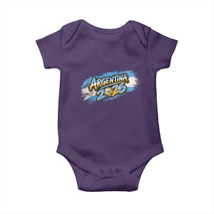 Vintage Argentina Soccer Pride 2026 Graphic Baby Onesie