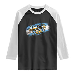 Vintage Argentina Soccer Pride 2026 Graphic Raglan Shirt