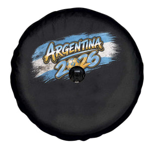 Vintage Argentina Soccer Pride 2026 Graphic Spare Tire Cover