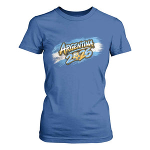 Vintage Argentina Soccer Pride 2026 Graphic T Shirt For Women