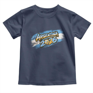Vintage Argentina Soccer Pride 2026 Graphic Toddler T Shirt
