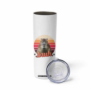 Capybara Lover Skinny Tumbler Funny Bruh Meme Animal Humor Gift TS12 Print Your Wear