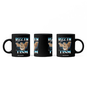 Autism Capybara Coffee Mug Funny Rizz Em With The Tism TS12 Print Your Wear