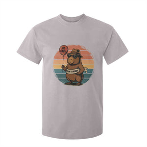 Funny Capybara T Shirt For Kid Be Capy Do Not Worry For Animal Lovers TS12 Ice Gray Print Your Wear