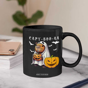 Funny Halloween Capy Boo Ra Coffee Mug Cute Capybara Boo Ghost TS12 Print Your Wear