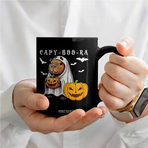 Funny Halloween Capy Boo Ra Coffee Mug Cute Capybara Boo Ghost TS12 Print Your Wear