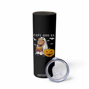 Funny Halloween Capy Boo Ra Skinny Tumbler Cute Capybara Boo Ghost TS12 Print Your Wear