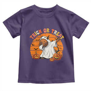 Funny Capybara Halloween Toddler T Shirt Trick Or Treat Cute Cappy Boo Ghost TS12 Purple Print Your Wear
