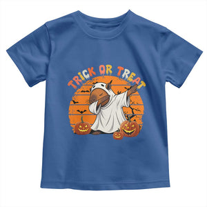 Funny Capybara Halloween Toddler T Shirt Trick Or Treat Cute Cappy Boo Ghost TS12 Royal Blue Print Your Wear