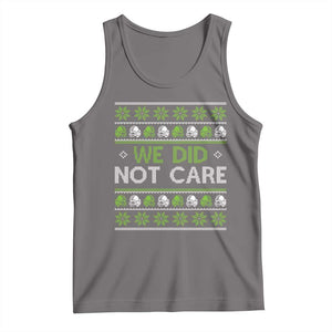 We Did Not Care Tank Top Ugly Christmas Football Fan Gift TS12 Deep Heather Print Your Wear