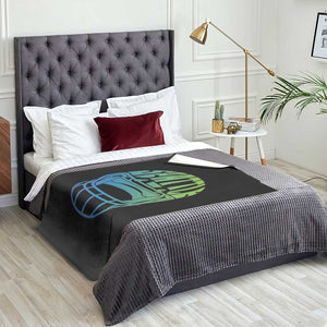 Seattle Northwest Fan Pride Throw Blanket Vintage Football Helmet Sports Graphic