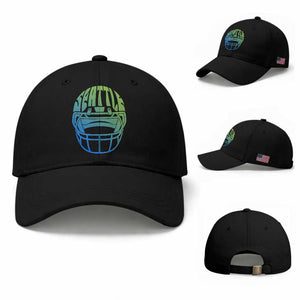 Seattle Northwest Fan Pride Baseball Cap Vintage Football Helmet Sports Graphic