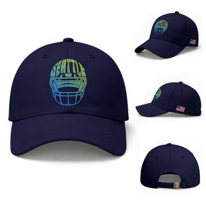Seattle Northwest Fan Pride Baseball Cap Vintage Football Helmet Sports Graphic