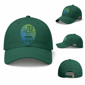 Seattle Northwest Fan Pride Baseball Cap Vintage Football Helmet Sports Graphic