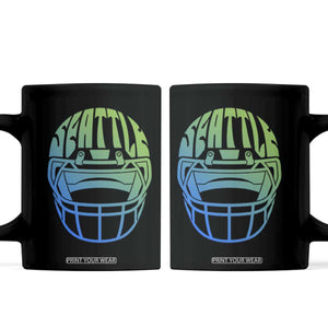 Seattle Northwest Fan Pride Coffee Mug Vintage Football Helmet Sports Graphic