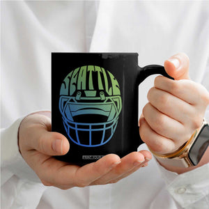 Seattle Northwest Fan Pride Coffee Mug Vintage Football Helmet Sports Graphic