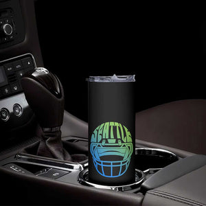 Seattle Northwest Fan Pride Skinny Tumbler Vintage Football Helmet Sports Graphic