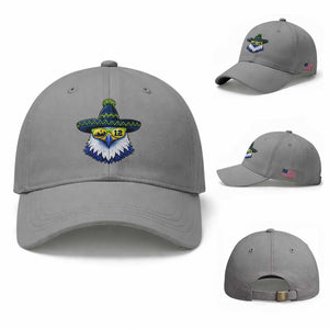 Sombrero Eagle With Neon Skyline Sunglasses Baseball Cap Emerald City Pride