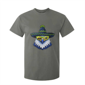 Sombrero Eagle With Neon Skyline Sunglasses T Shirt For Kid Emerald City Pride